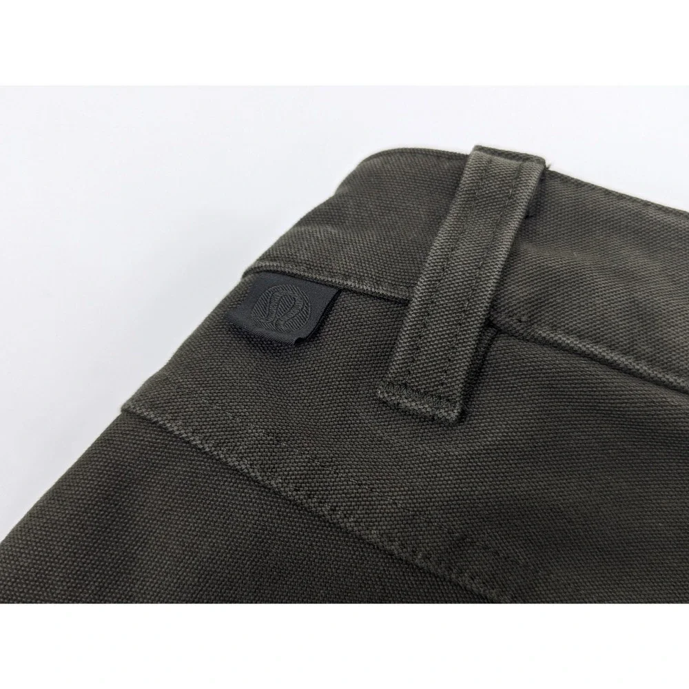 Lululemon Mens ABC Pant Slim Straight 5 Pocket Technical Stretch Olive 32x31